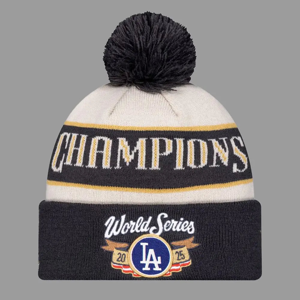 LA Dodgers 2025 World Series Champions Beanie Hat theclothingtribe