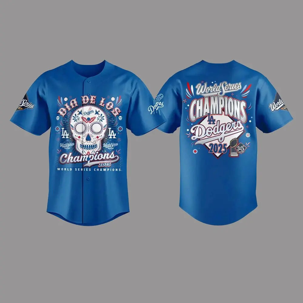 Dodgers Dia De Los World Series Champions 2025 Jersey