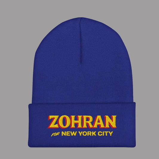 Zohran For New York City Beanie Hat theclothingtribe