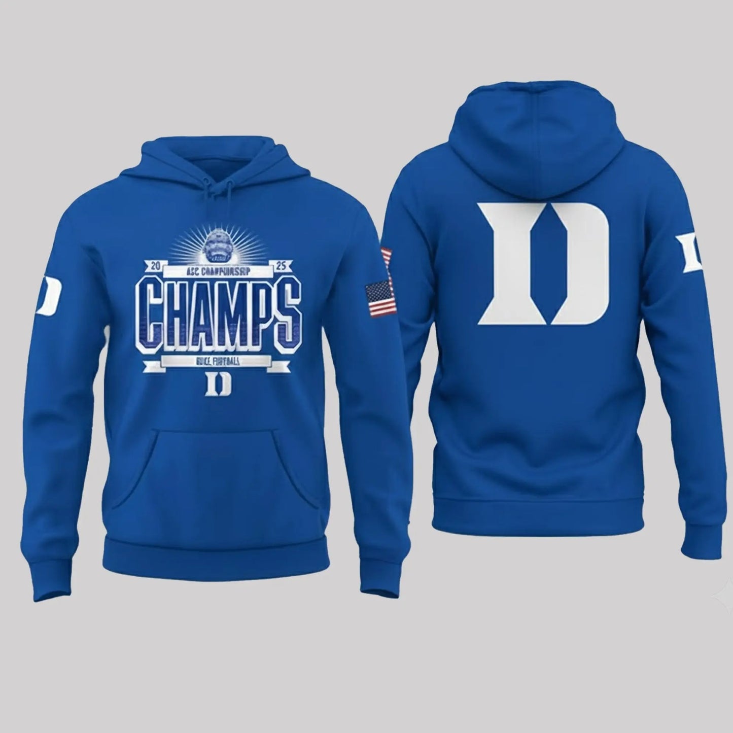 2025 Duke Blue Devils ACC Championship Champs Football Shirt theclothingtribe