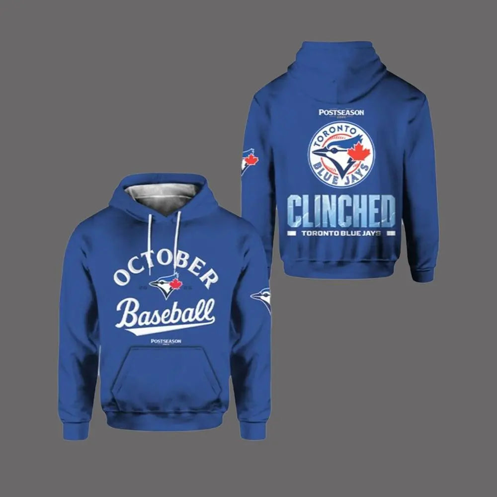 2025 Blue Jays October Baseball Hoodie theclothingtribe