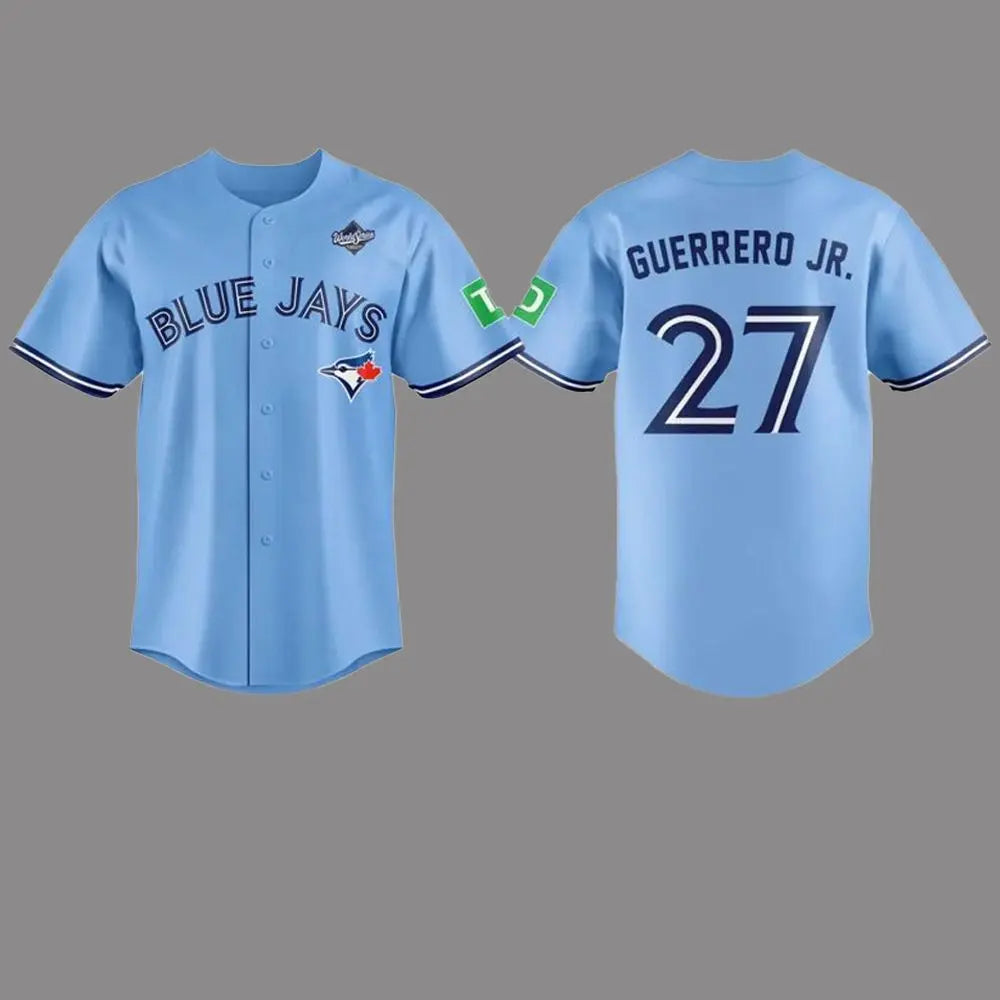 Guerrero Jr Blue Jays 2025 World Series Baseball Jersey theclothingtribe