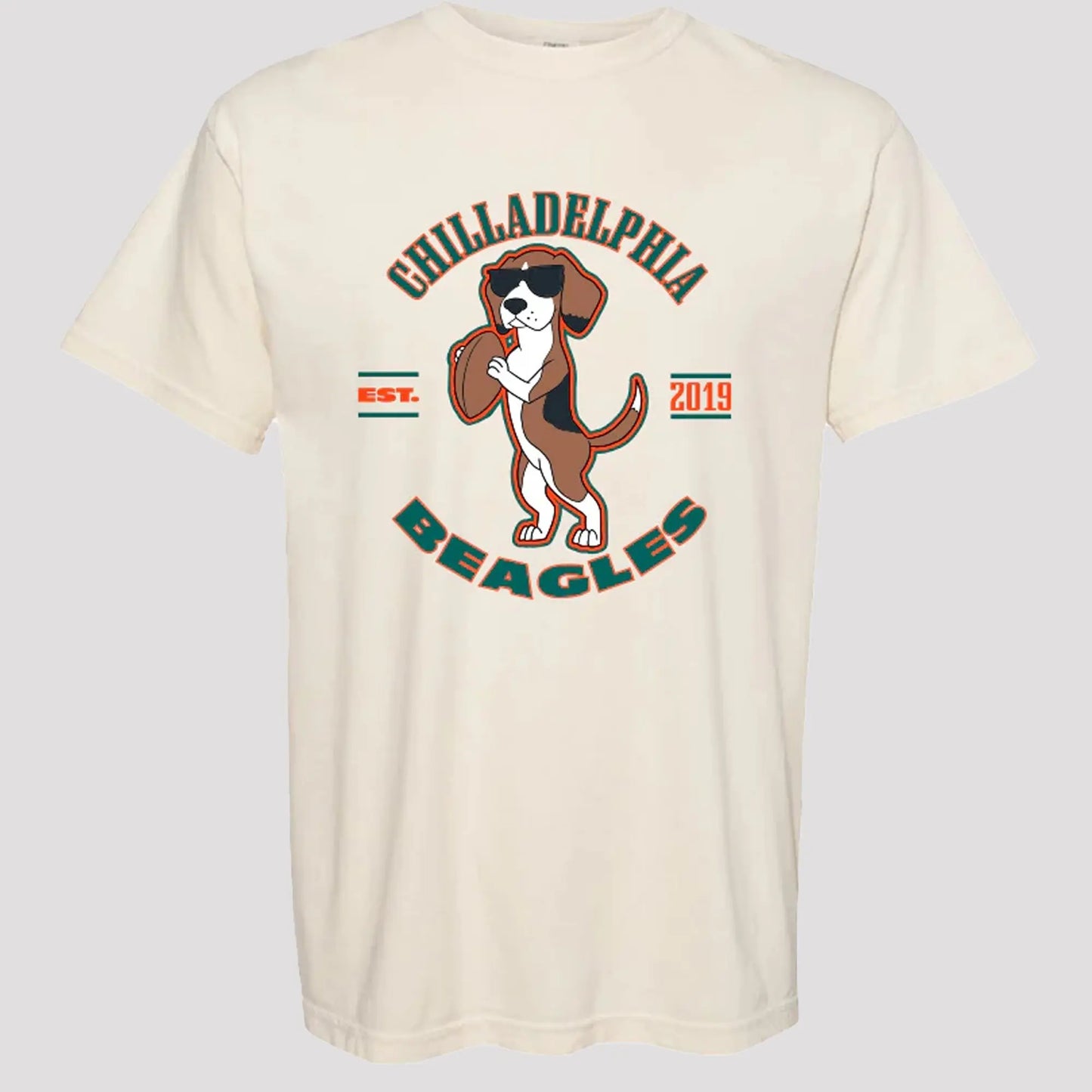 2025 Dog Football Chilladelphia Beagles Shirt theclothingtribe