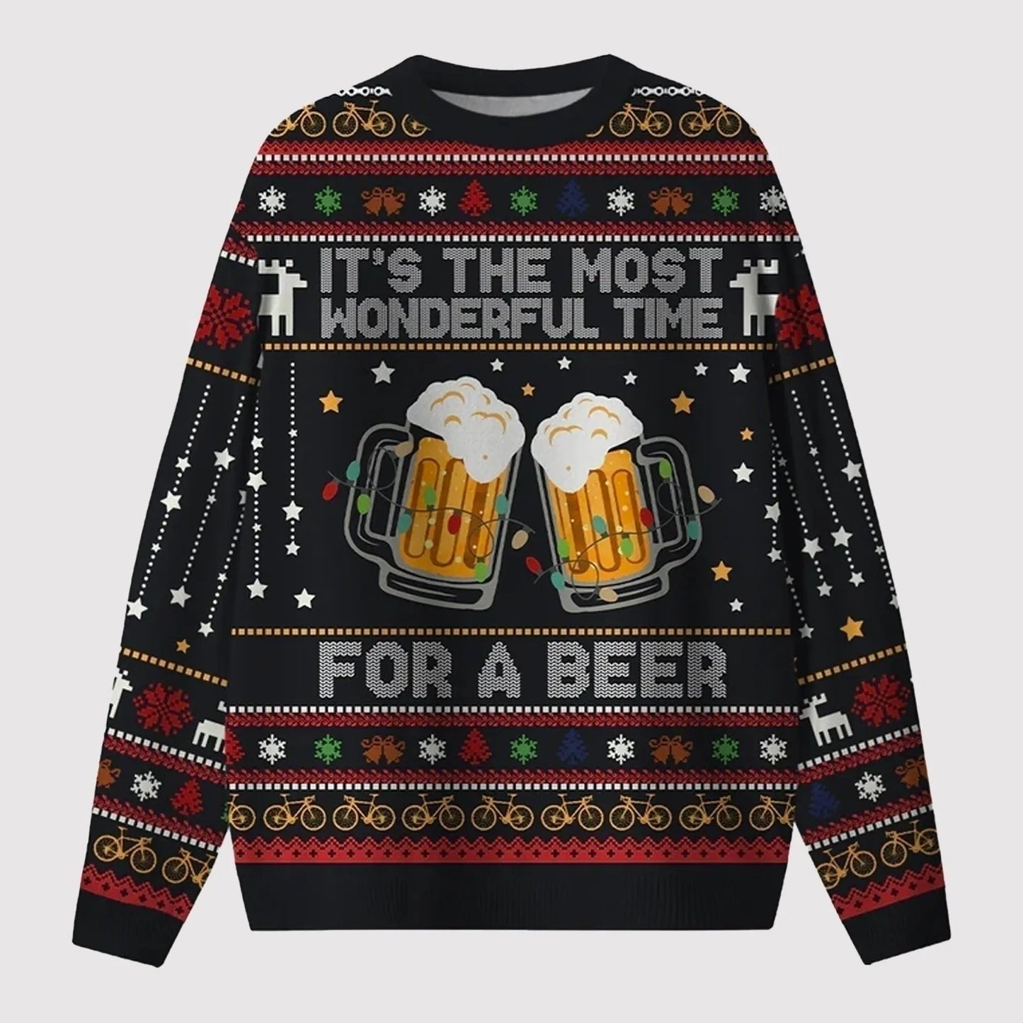 2025 Its The Most Wonderful Time For A Beer Ugly Sweater theclothingtribe