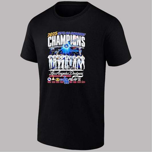 2025 Let's Go Dodgers Champions Shirt World Series Shirt