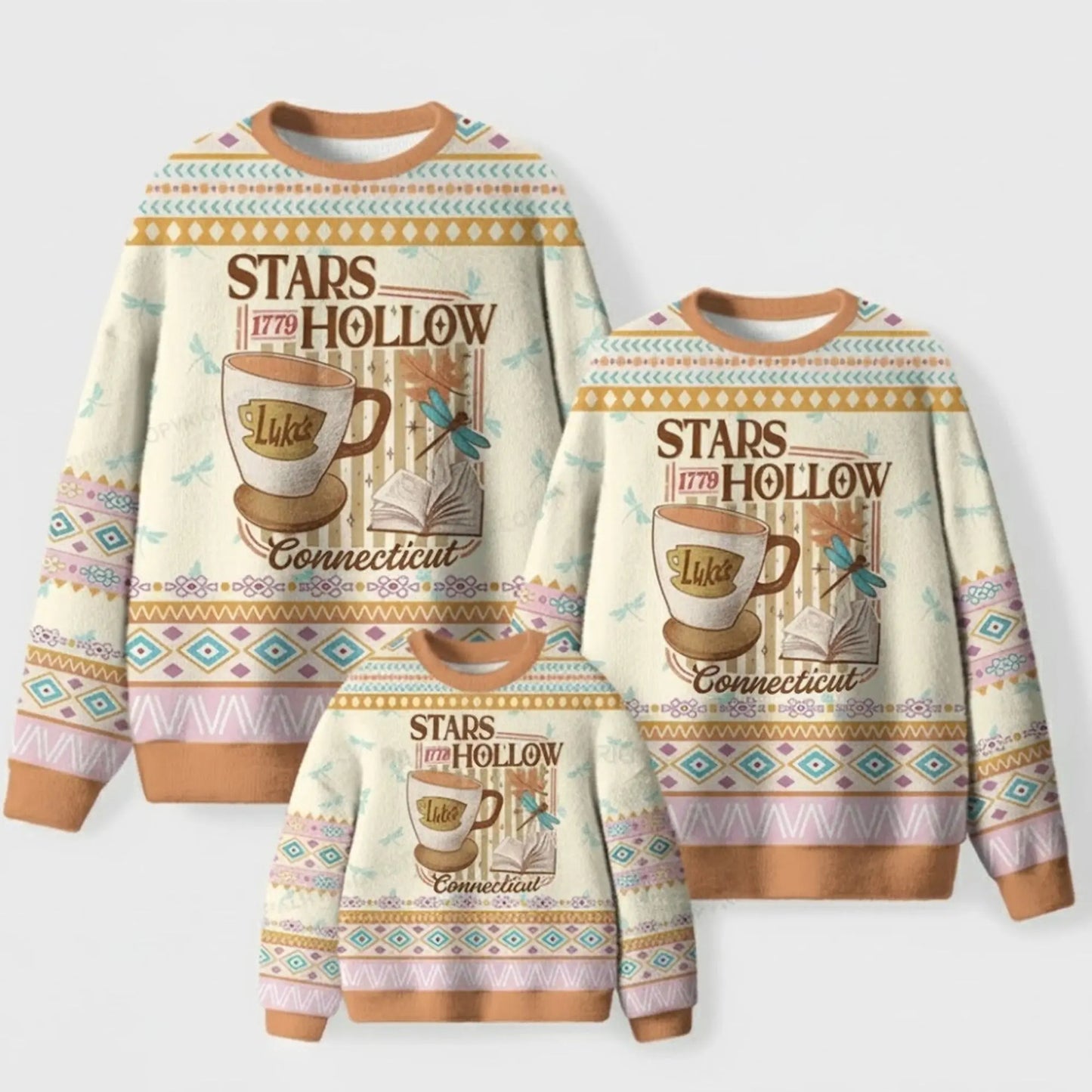 2025 Stars Hollow 1779 Connecticut Ugly Sweater theclothingtribe