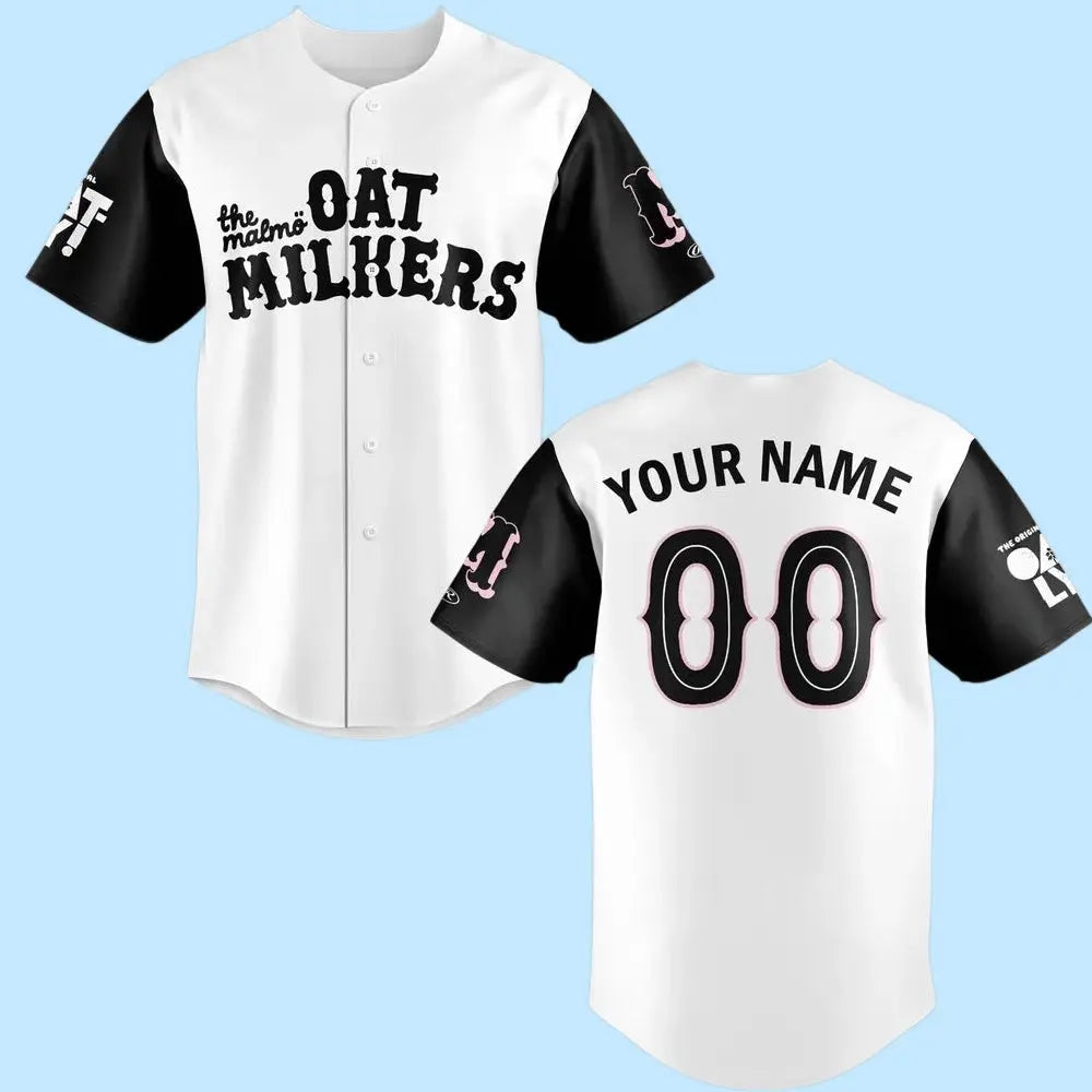 2025 The Malmo Oat Milkers Baseball Jersey theclothingtribe