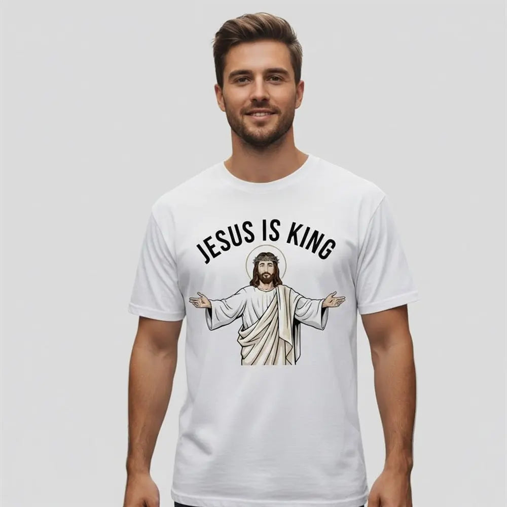 2025 USA New York Jesus Is King Shirt theclothingtribe