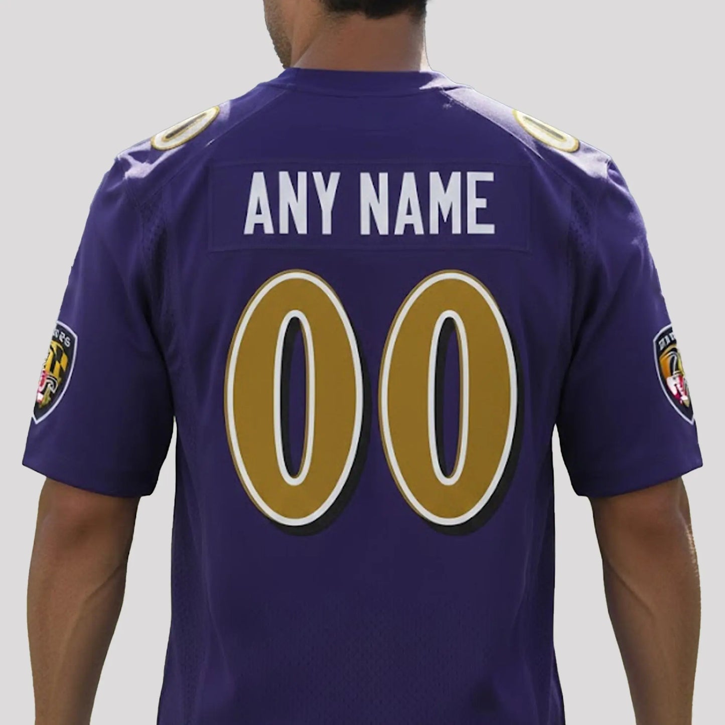Baltimore Ravens Patches Honor Coach John Madden Jersey theclothingtribe