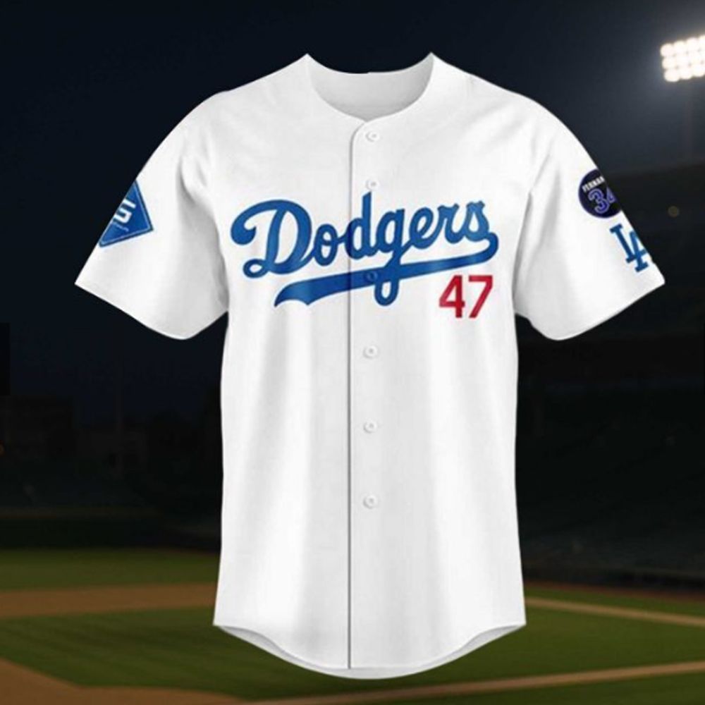 2025 LA Dodgers Donald Trump 47 Jersey
