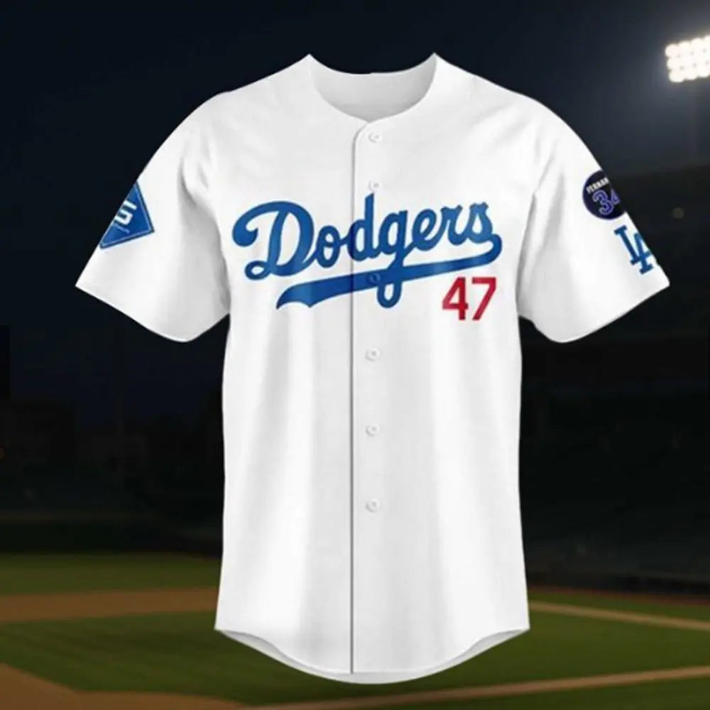 2025 LA Dodgers Donald Trump 47 Jersey theclothingtribe