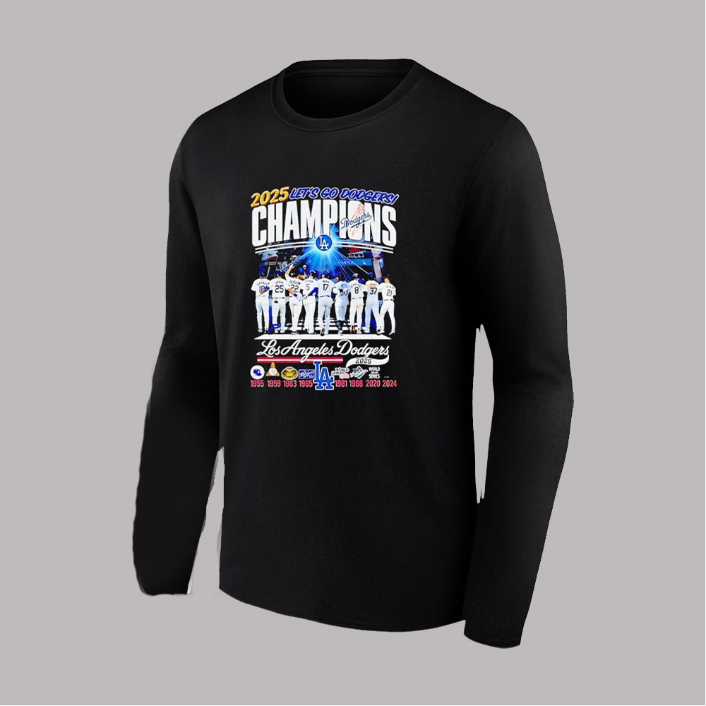 2025 Let's Go Dodgers Champions Shirt World Series Shirt