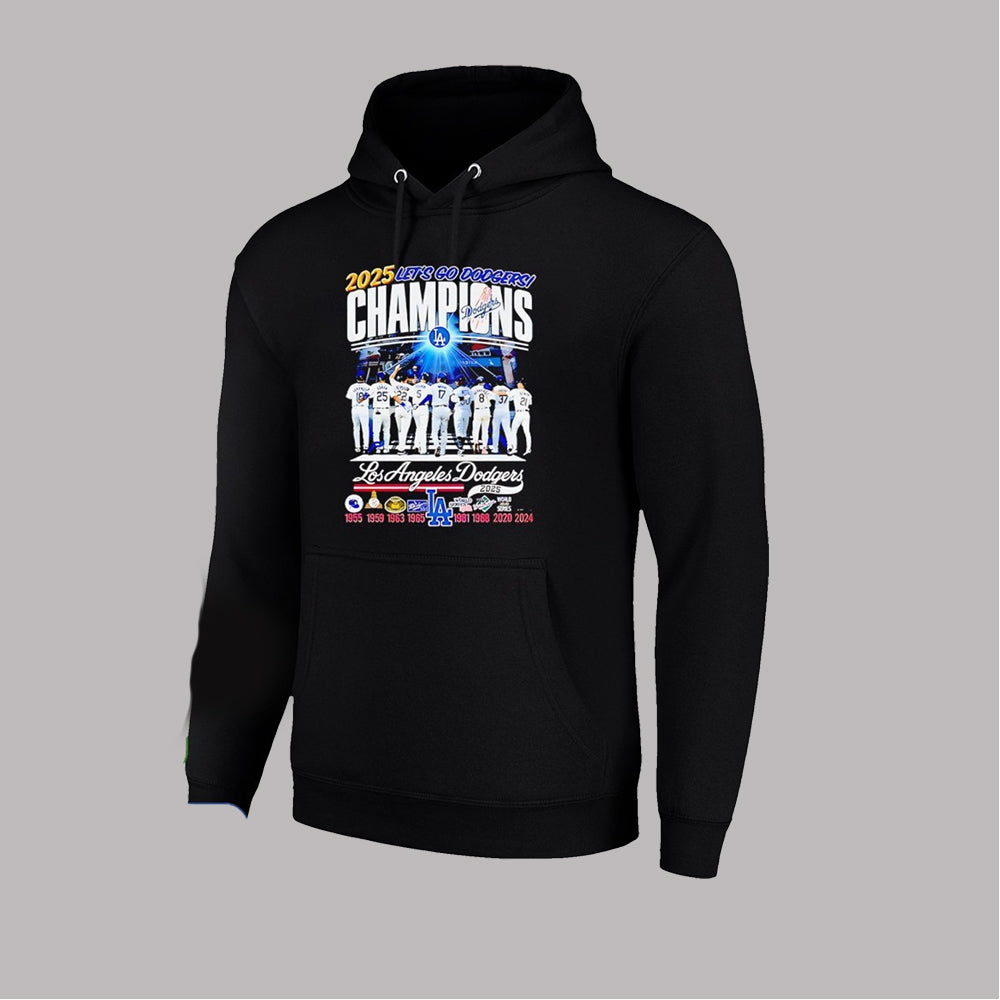 2025 Let's Go Dodgers Champions Shirt World Series Shirt