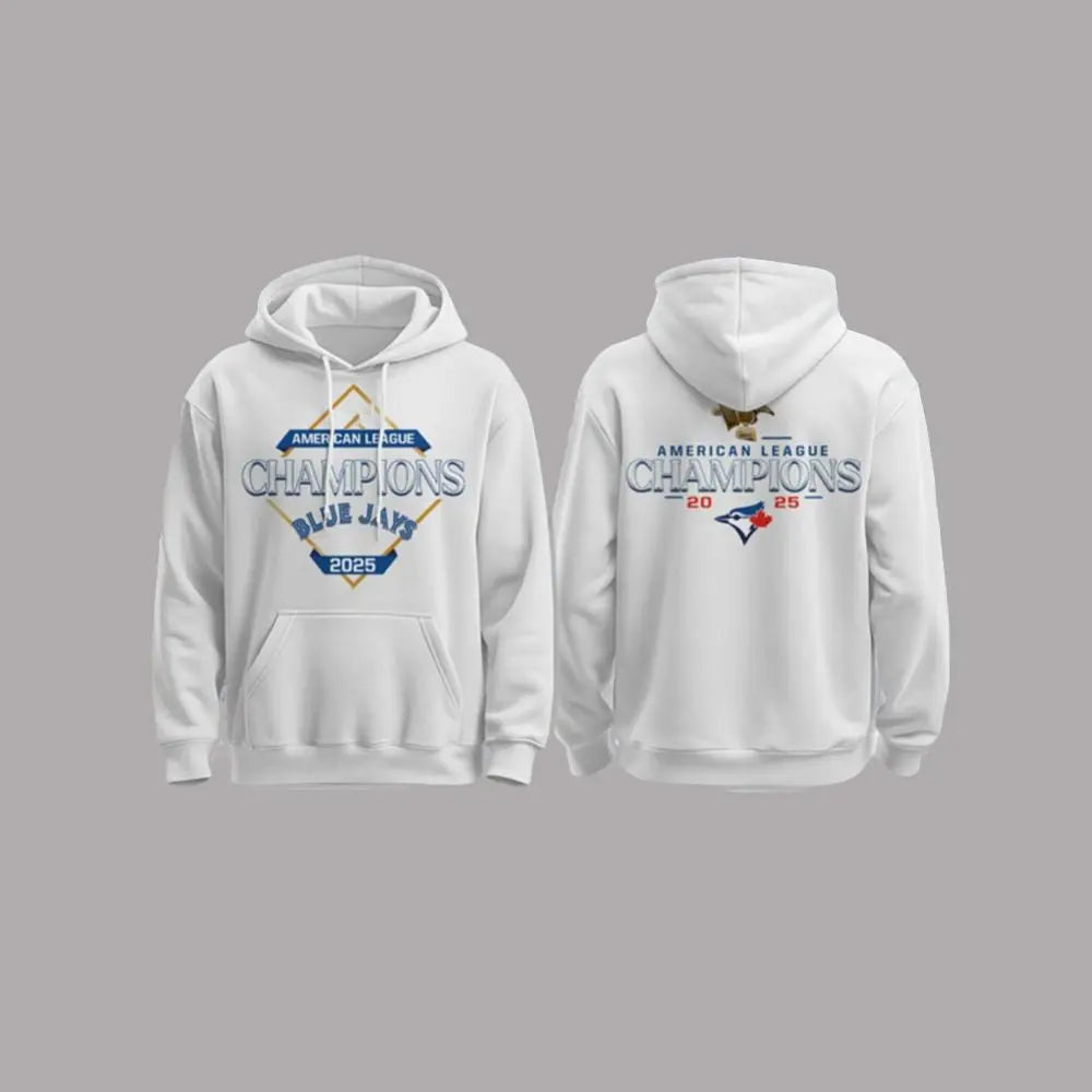 Toronto Blue Jays 2025 American League Champions Hoodie theclothingtribe