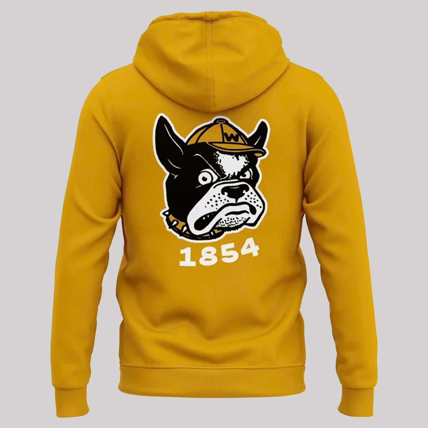 2025 Wofford College Terriers Bulldog 1854 Hoodie theclothingtribe