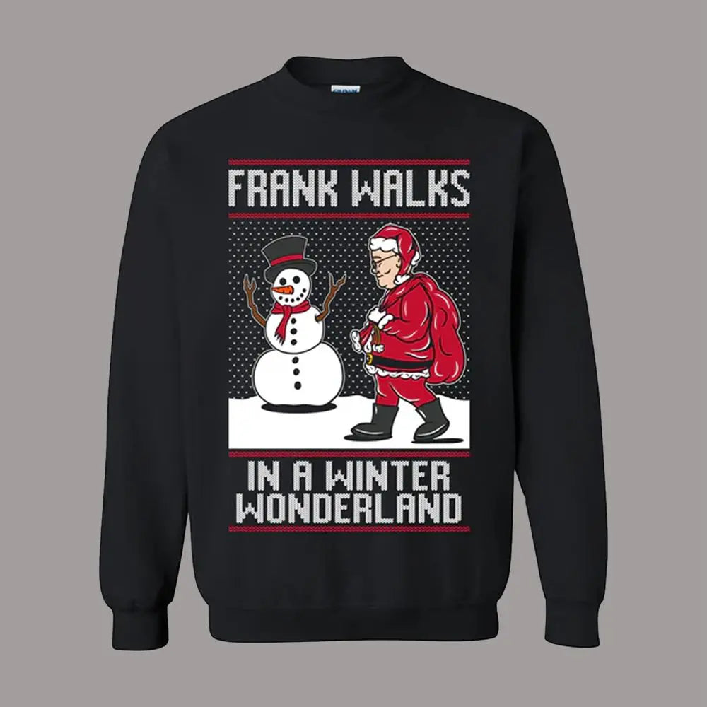 2026 Frank Walks Ugly Sweater theclothingtribe