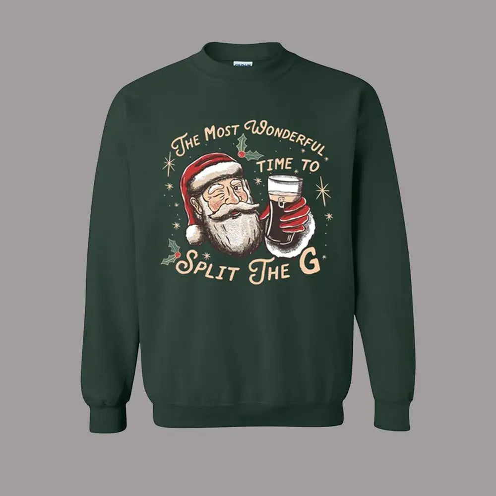 2026 The Most Wonderful Time To Split The G Ugly Sweater theclothingtribe