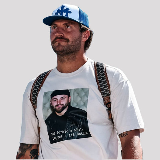 Baker Mayfield God Forbid A White Boy Get A Lil Motion Shirt