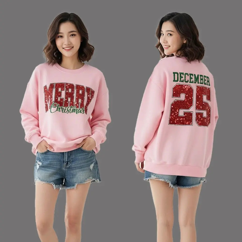 2025 Merry Christmas December 25 Sweatshirt theclothingtribe