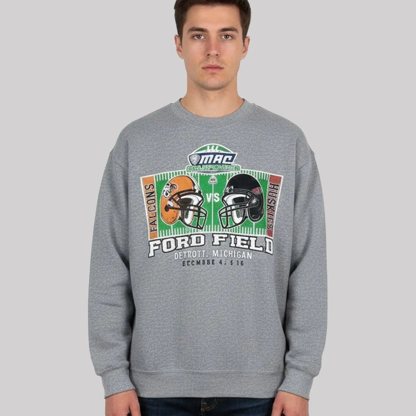 Big Cat MAC Championship Falcons Vs Huskies Detroit Sweatshirt theclothingtribe
