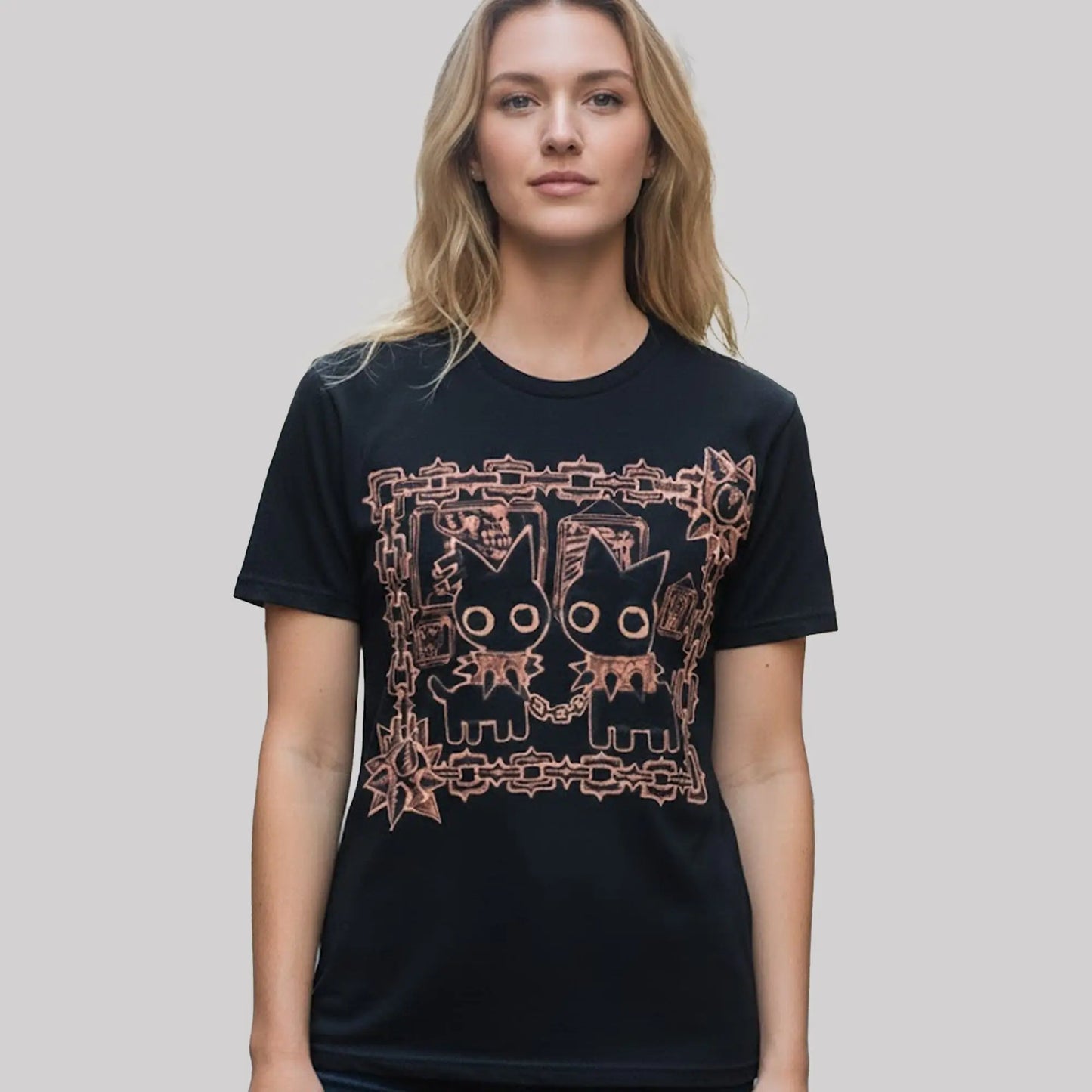 Cat Asylum Bleached Shirt