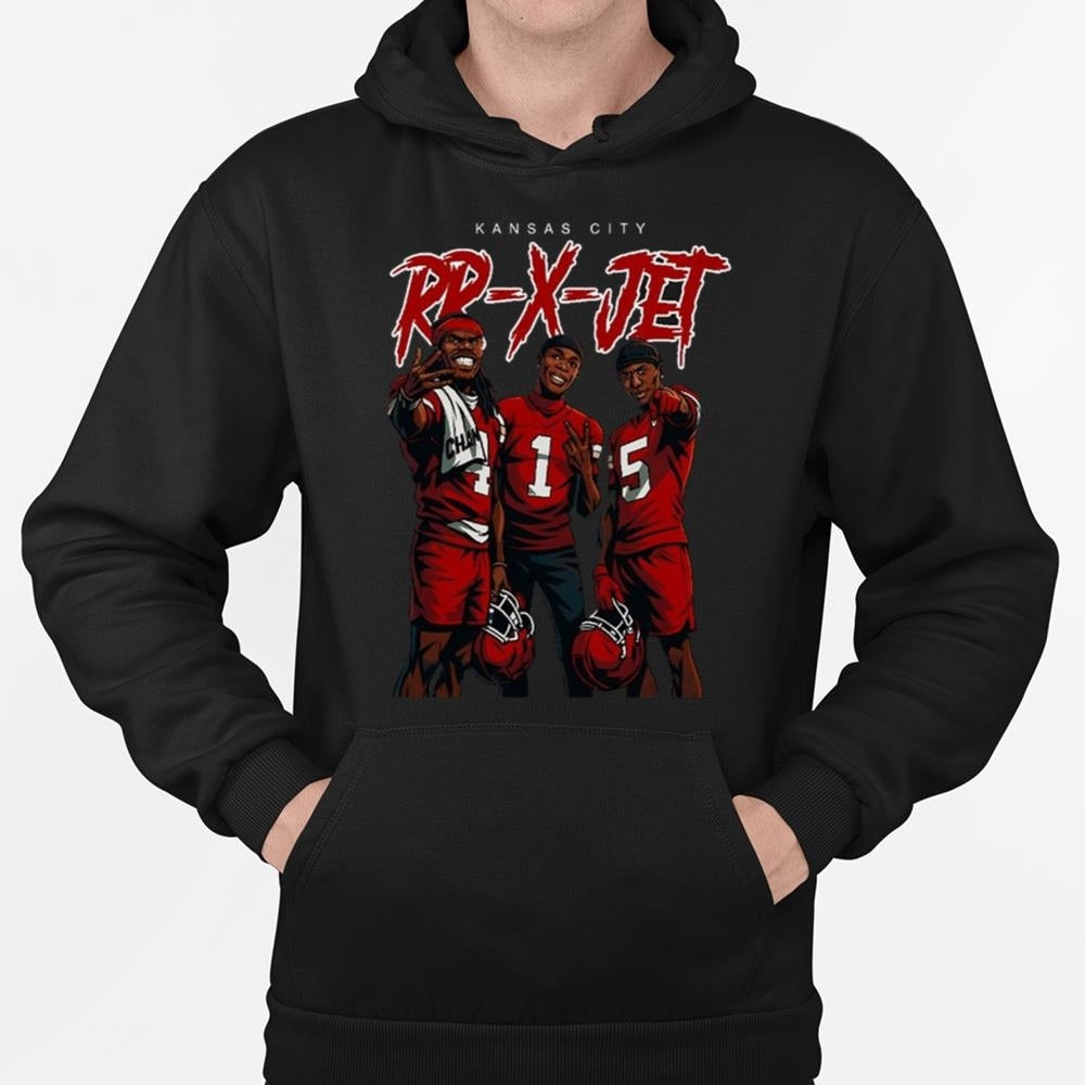 Chiefs Rashee Rice Kansas City RR X Jet Shirt