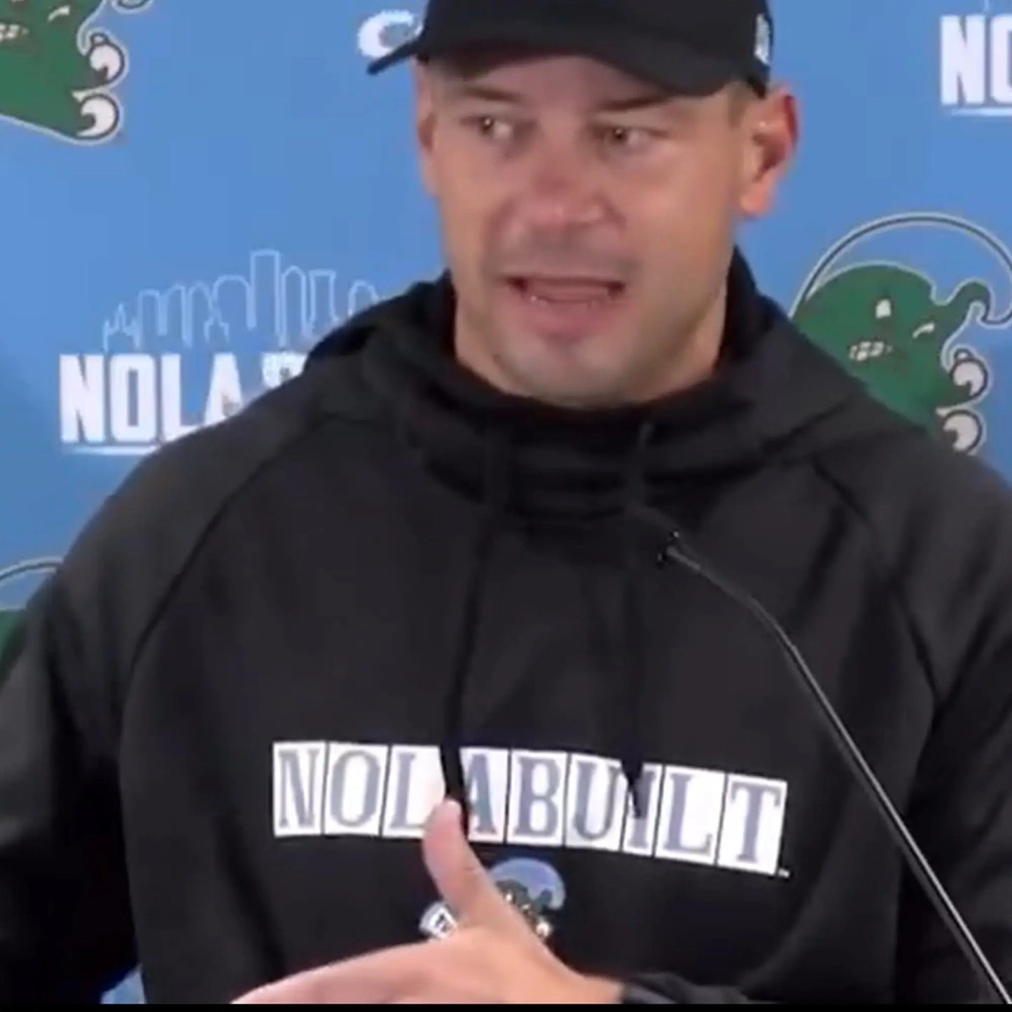 Coach Jon Sumrall Tulane Nolabuilt Hoodie