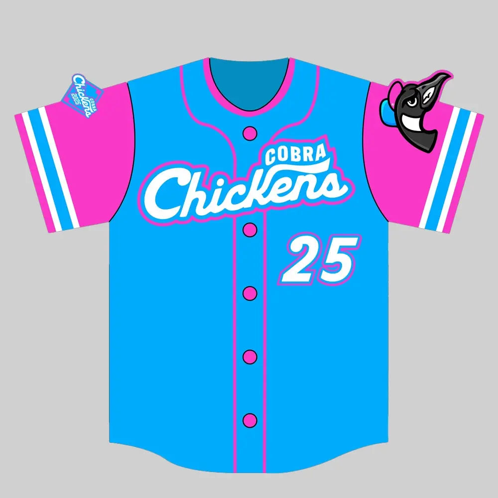 Cobra Chickens 25 Jersey 2025 Giveaway theclothingtribe