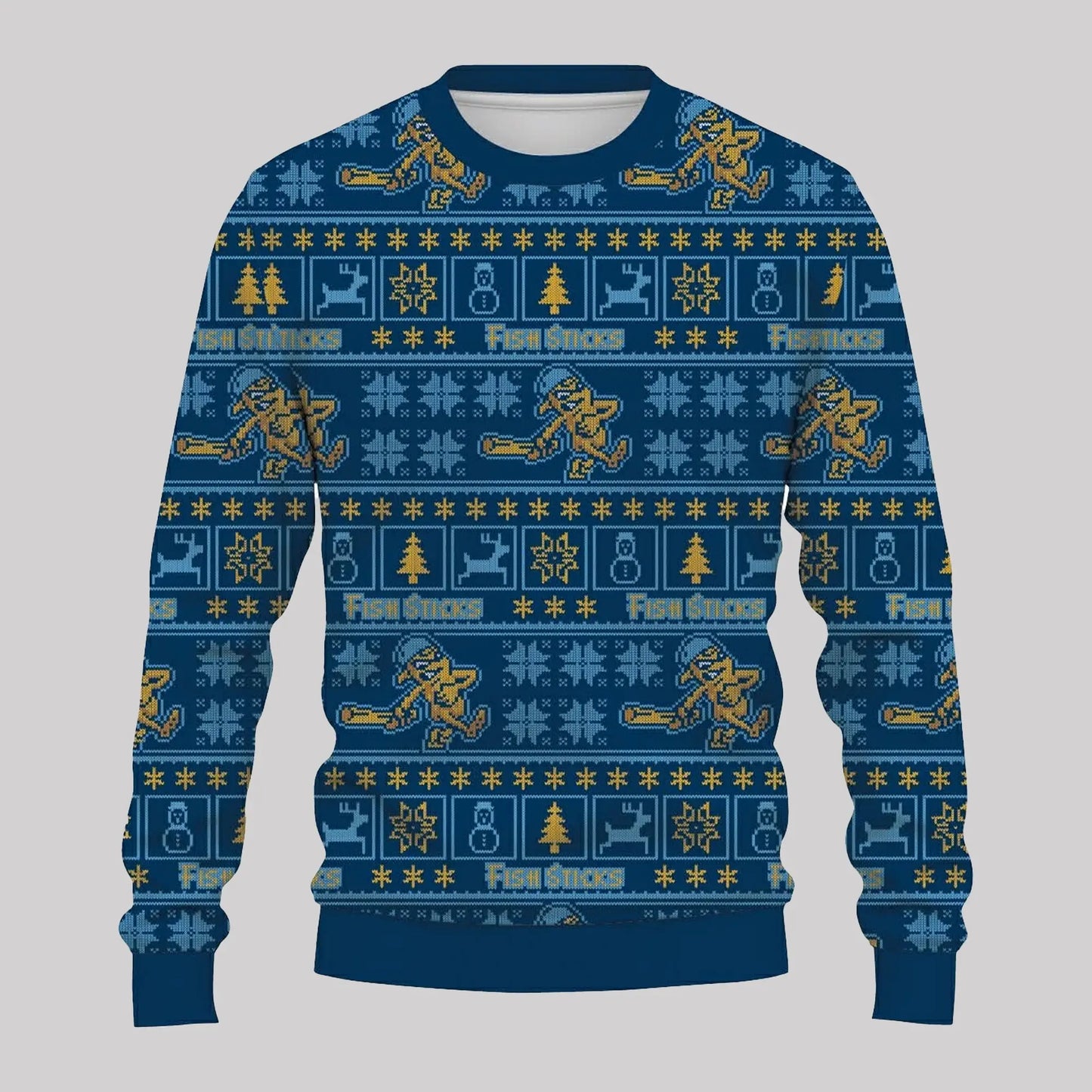 Fish Sticks Ugly Christmas Sweater theclothingtribe
