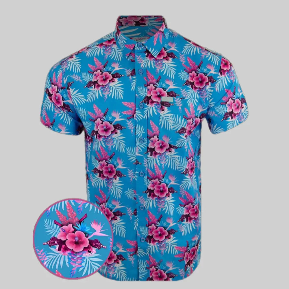 Game Ready Or Not Aloha Hawaiian Shirt theclothingtribe