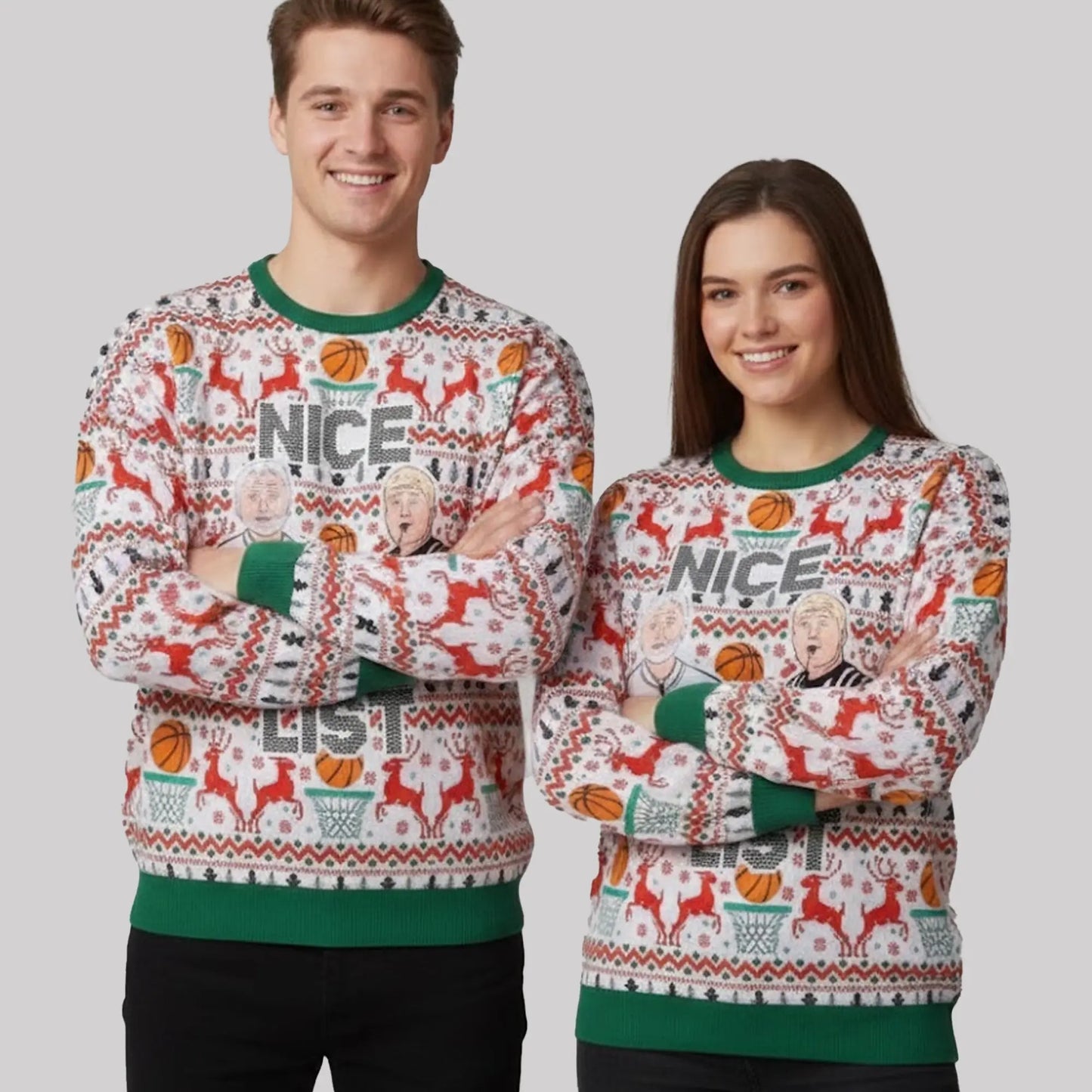 Greg Kampe Nice List Ugly Sweater