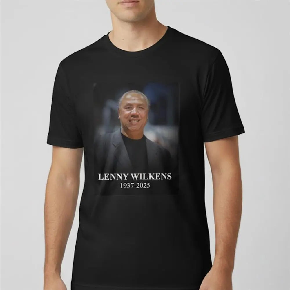 Lenny Wilkens Coach Memorial Shirt - theclothingtribe