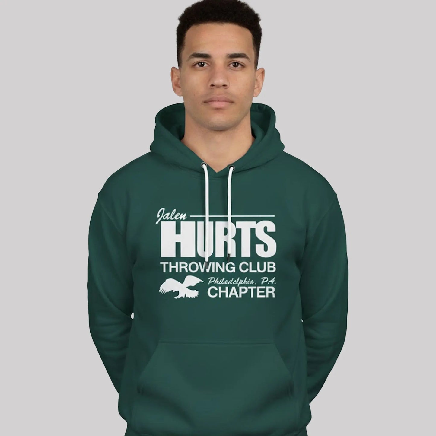 Max Dolente Jalen Hurts Throwing Club Philadelphia Eagles Chapter Shirt theclothingtribe