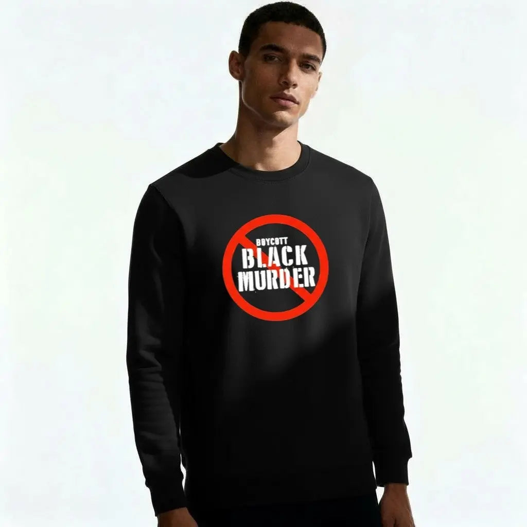 Mysonne Linen Boycott Black Murder Shirt theclothingtribe