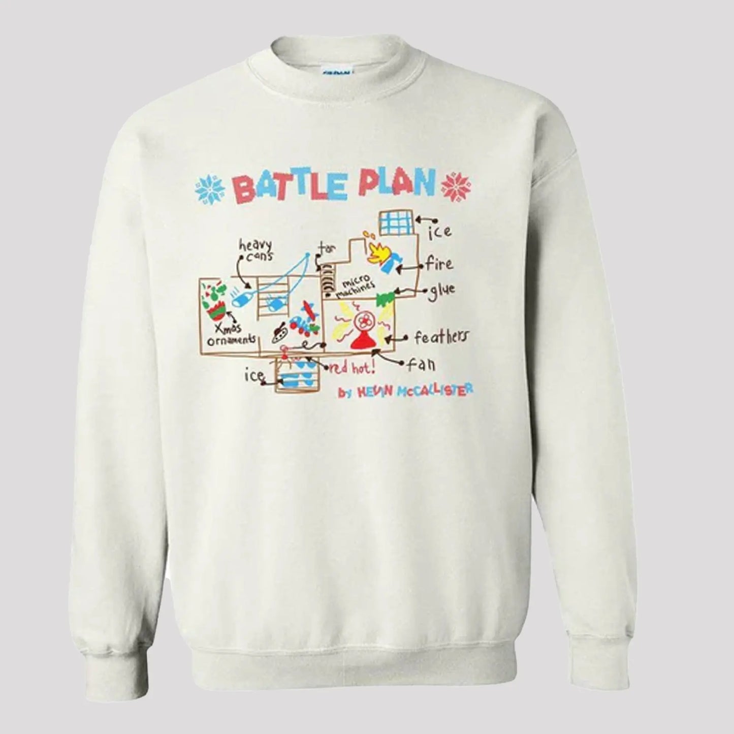 Robbie Fox Battle Plan by Kevin McCallister Ugly Sweater theclothingtribe