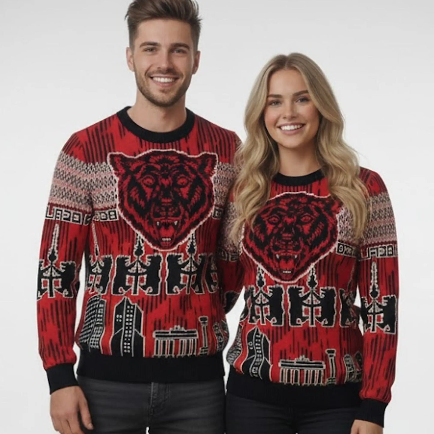 Toni Kroos Red Bear Berlin Ugly Sweater
