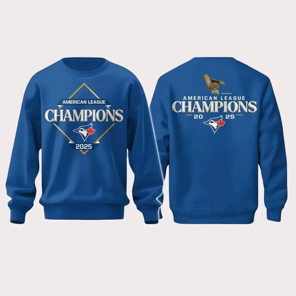 Toronto Blue Jays 2025 American League Champions Sweatshirt theclothingtribe