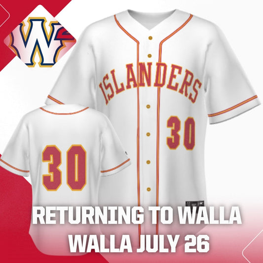 Walla Walla Islanders 30 Jersey 2025