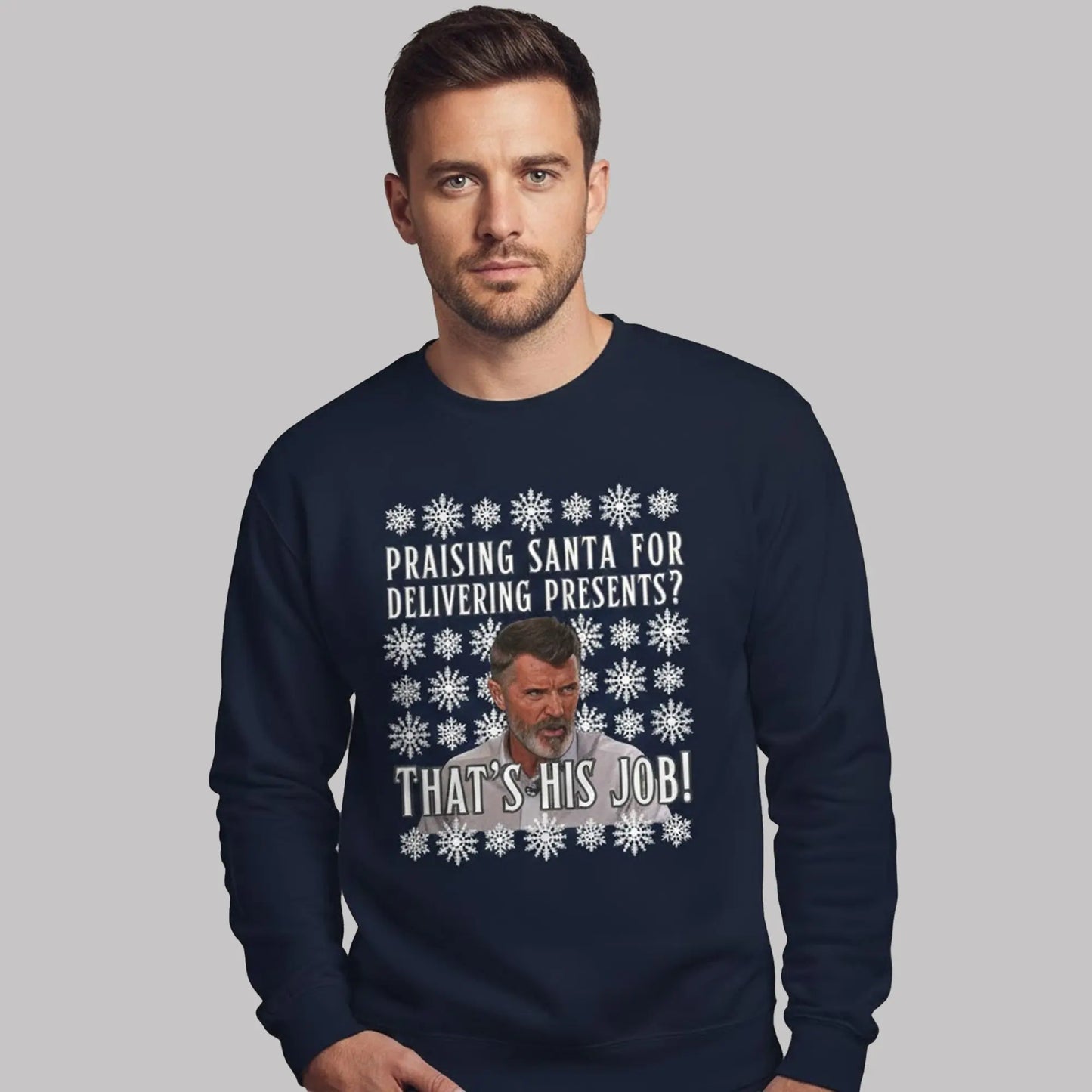 Wayne Rooney Roy Keane Thats His Job Christmas Sweatshirt