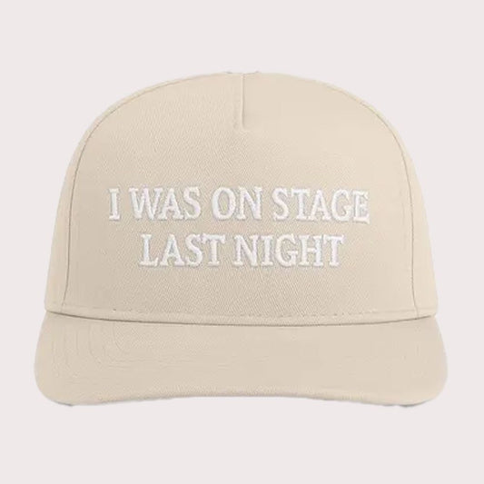 Bad Bunny I Was On Stage Last Night Hat