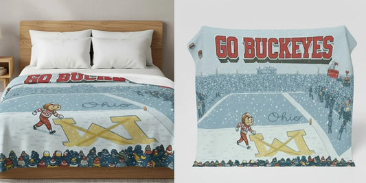 Brutus-Buckeye-Snow-Game-Throw-Blanket-Ohio-State-Football-Art theclothingtribe