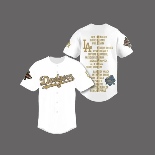 LA Dodgers 2025 World Series Champions Jersey theclothingtribe