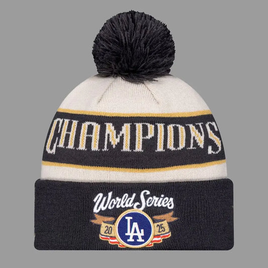 LA Dodgers 2025 World Series Champions Beanie Hat theclothingtribe
