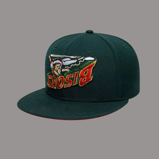 Buffalo Bisons Dark Green Hat theclothingtribe