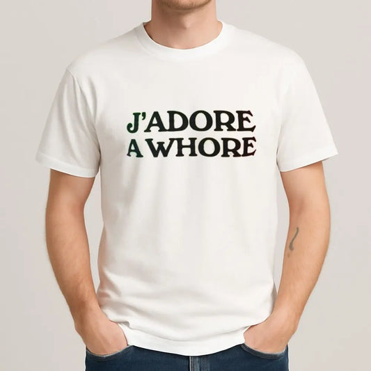 Russell Tovey J'adore A Whore Shirt theclothingtribe