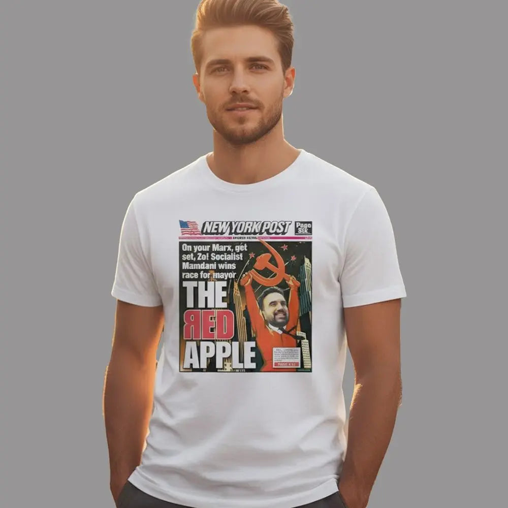 The Red Apple Zohran Mamdani Shirt theclothingtribe