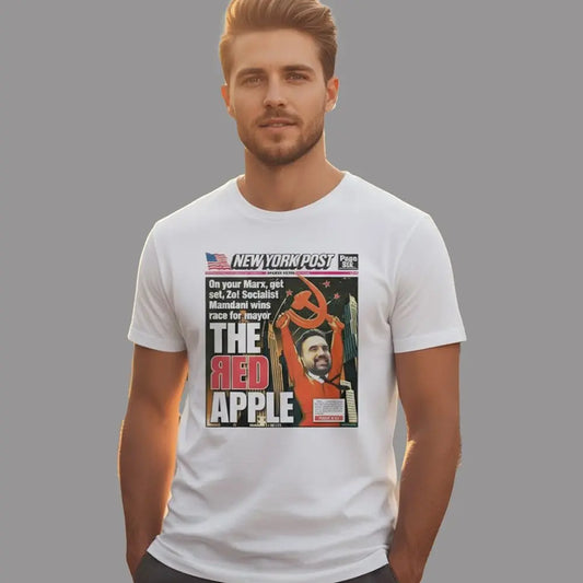 The Red Apple Zohran Mamdani Shirt theclothingtribe