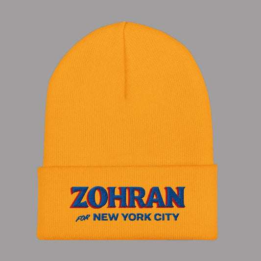 Zohran For New York City Beanie Hat
