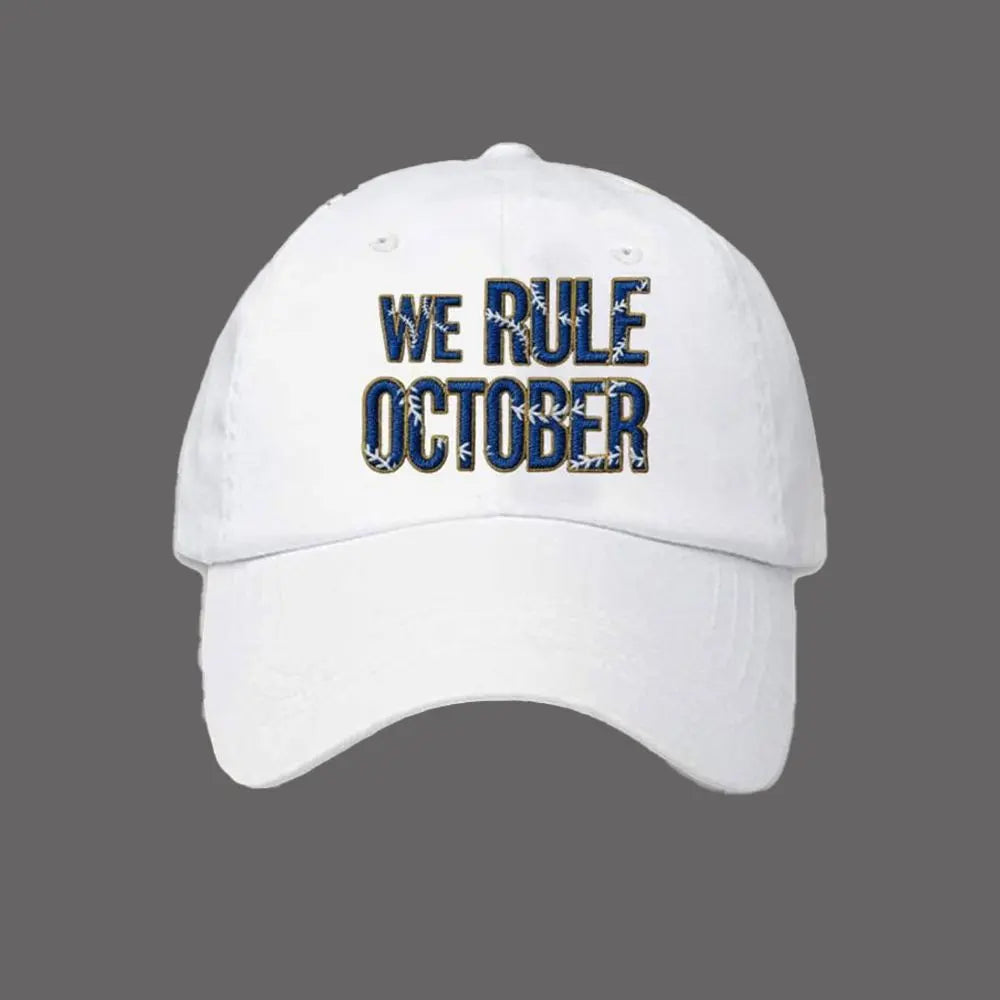 2025 World Series Champions We Rule October Dodgers Hat theclothingtribe