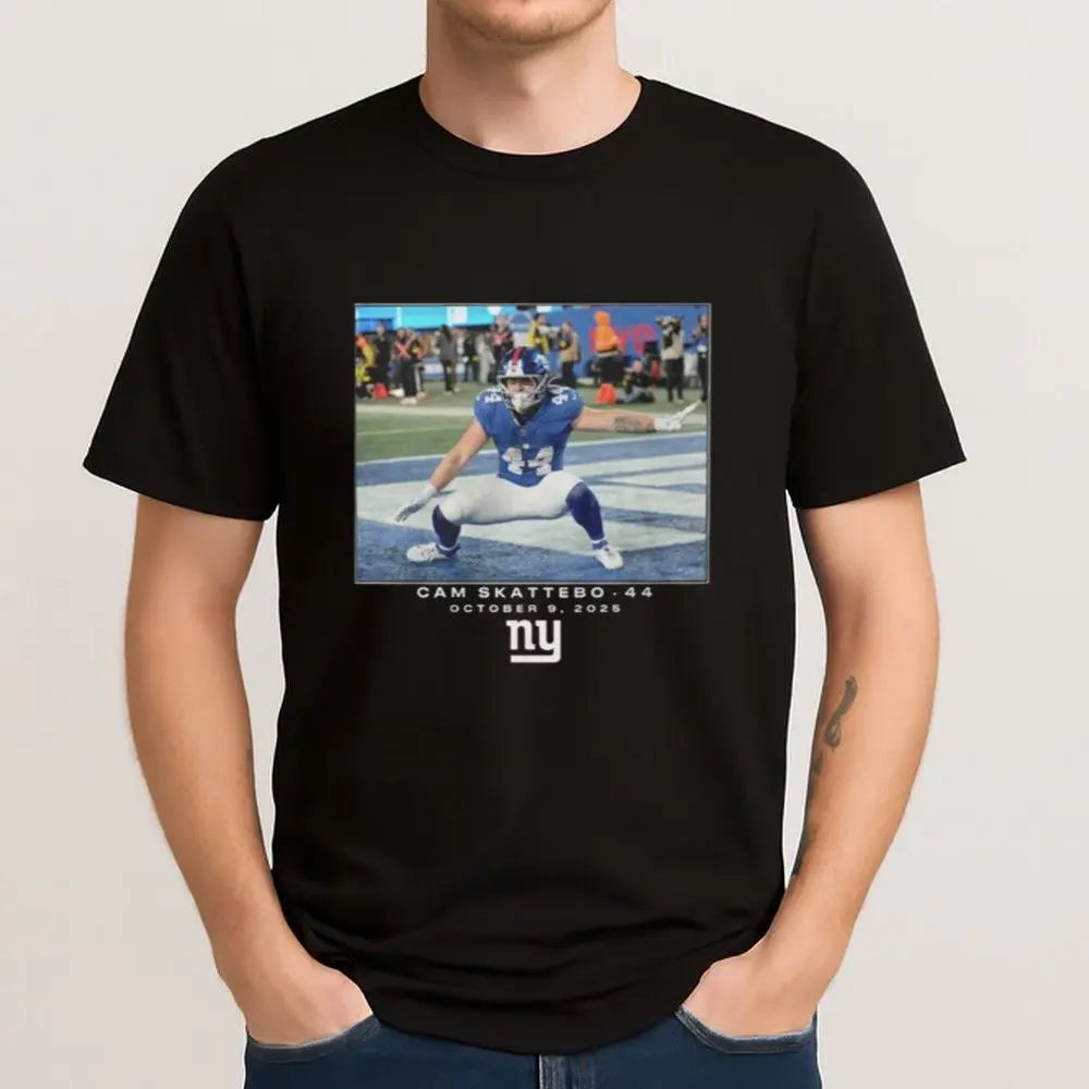Giants John Michael Schmitz Cam Skattebo 44 Shirt theclothingtribe